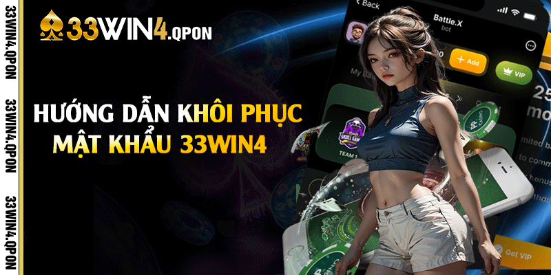 Hướng dẫn khôi phục mật khẩu 33win4